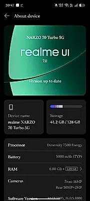 Realme Narzo 70 Turbo