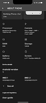 Nothing Phone (3a) Lite