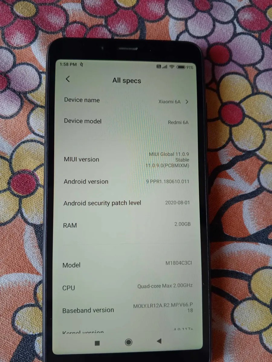 Xiaomi Redmi 6A