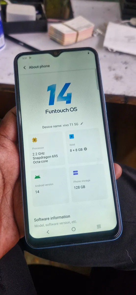 vivo T1 5G