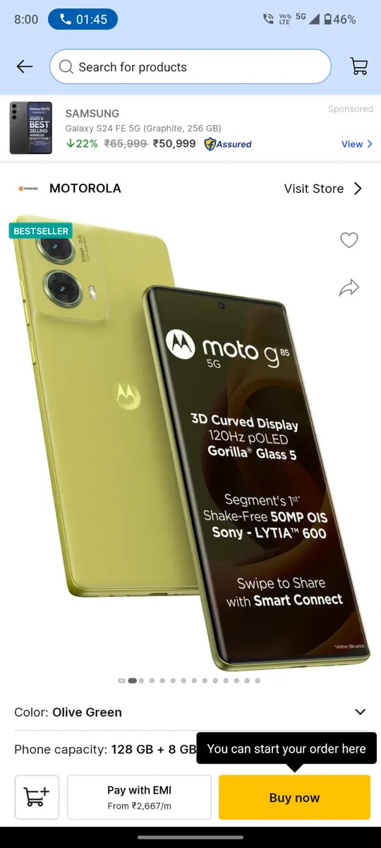 Motorola Moto G85