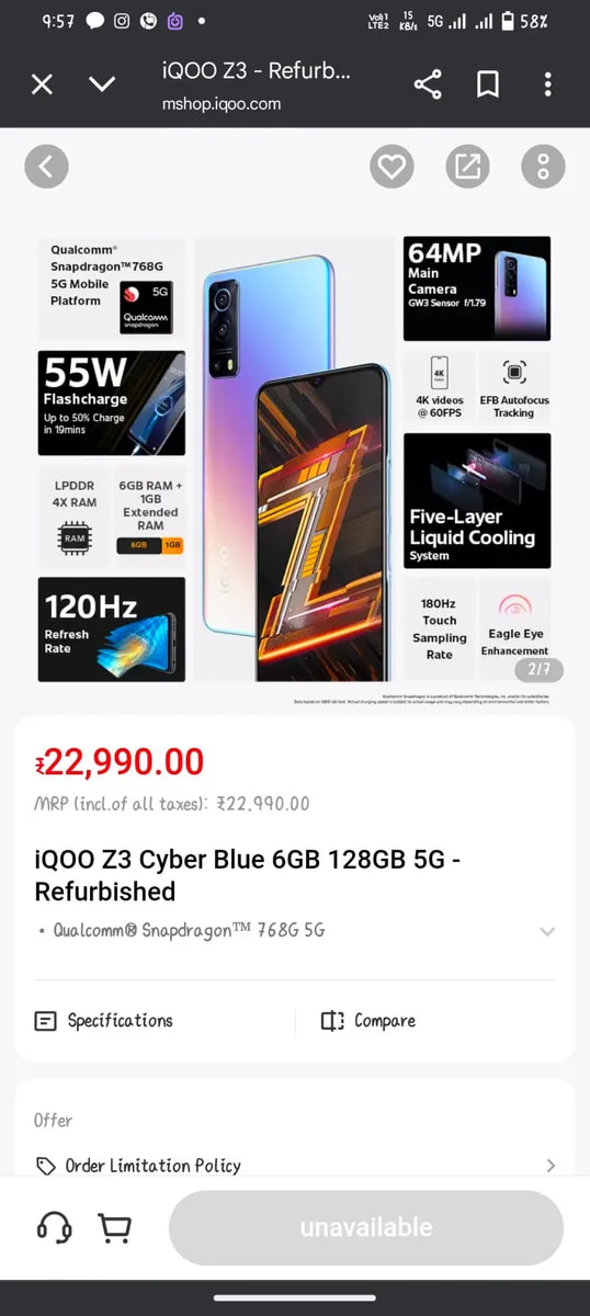 vivo iQOO Z3