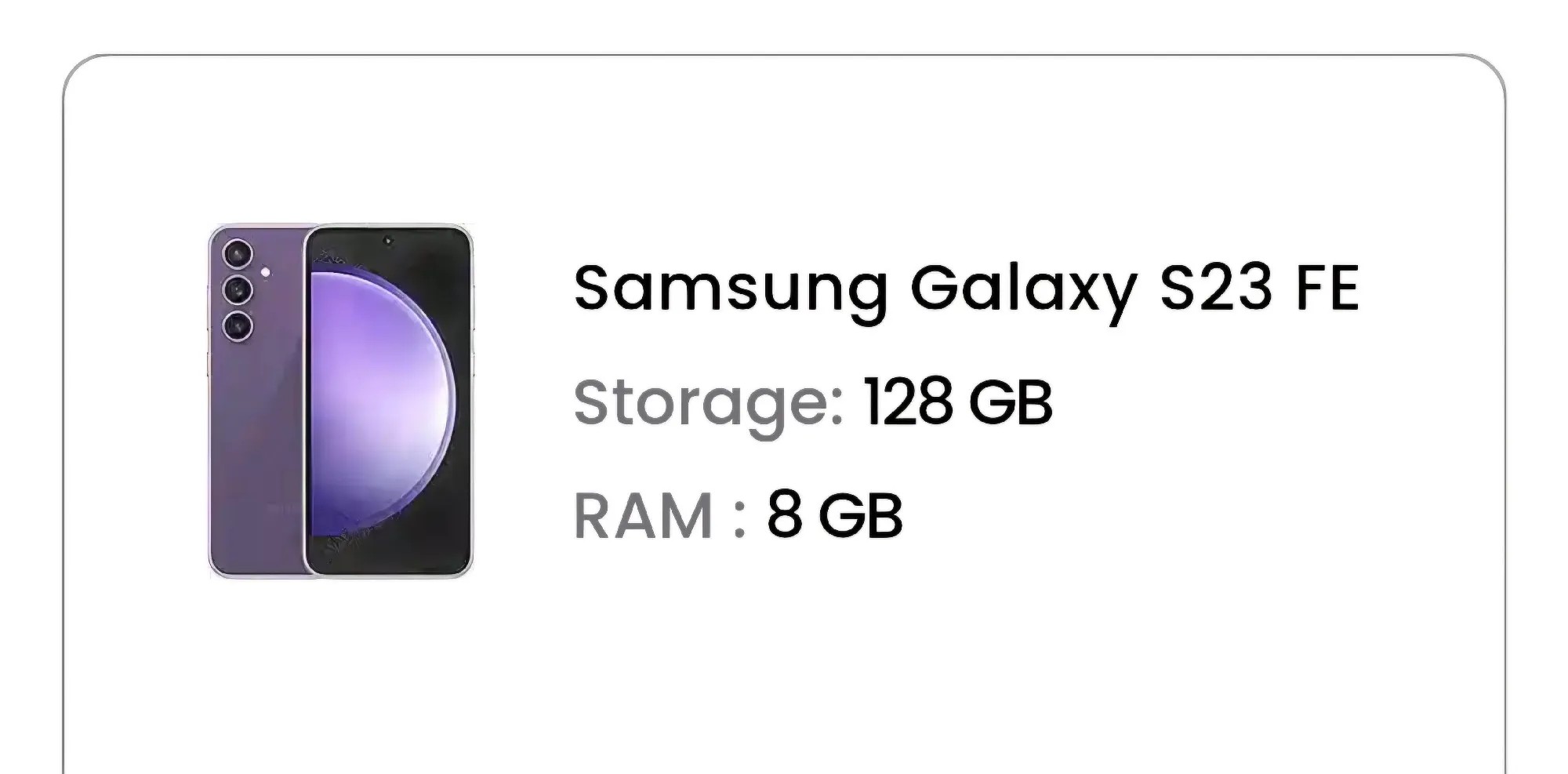 Samsung Galaxy S23 FE