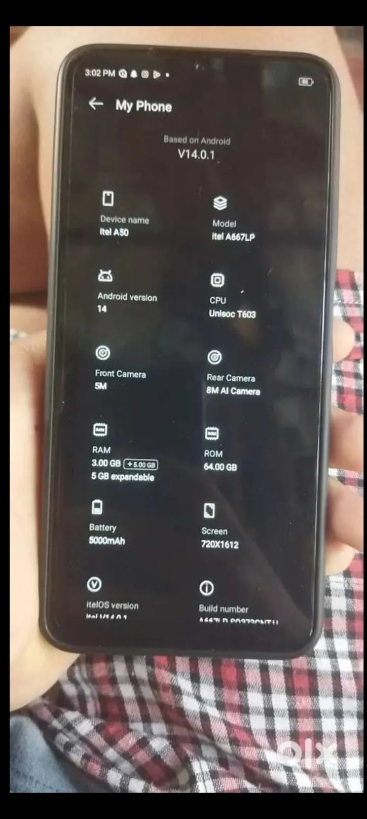 itel A50
