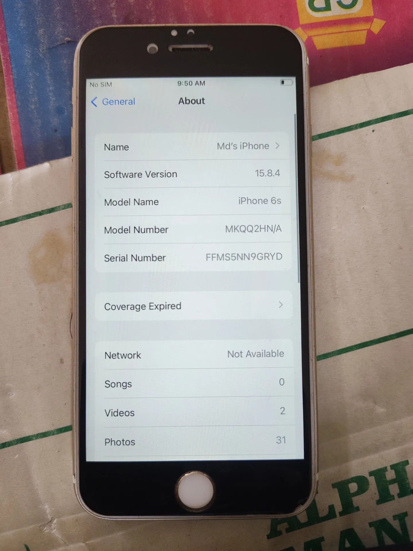 Apple iPhone 6s