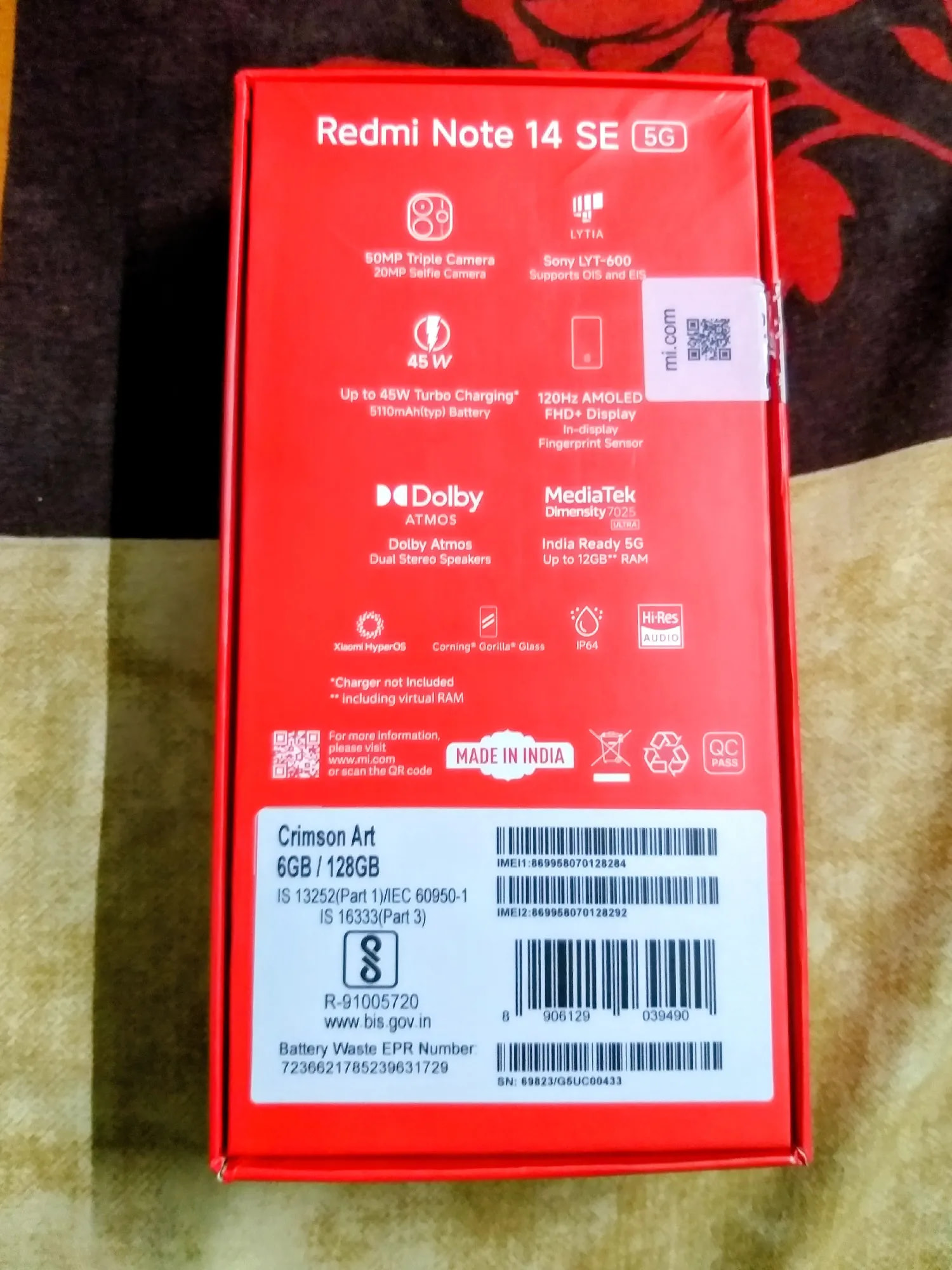 Xiaomi Redmi Note 14