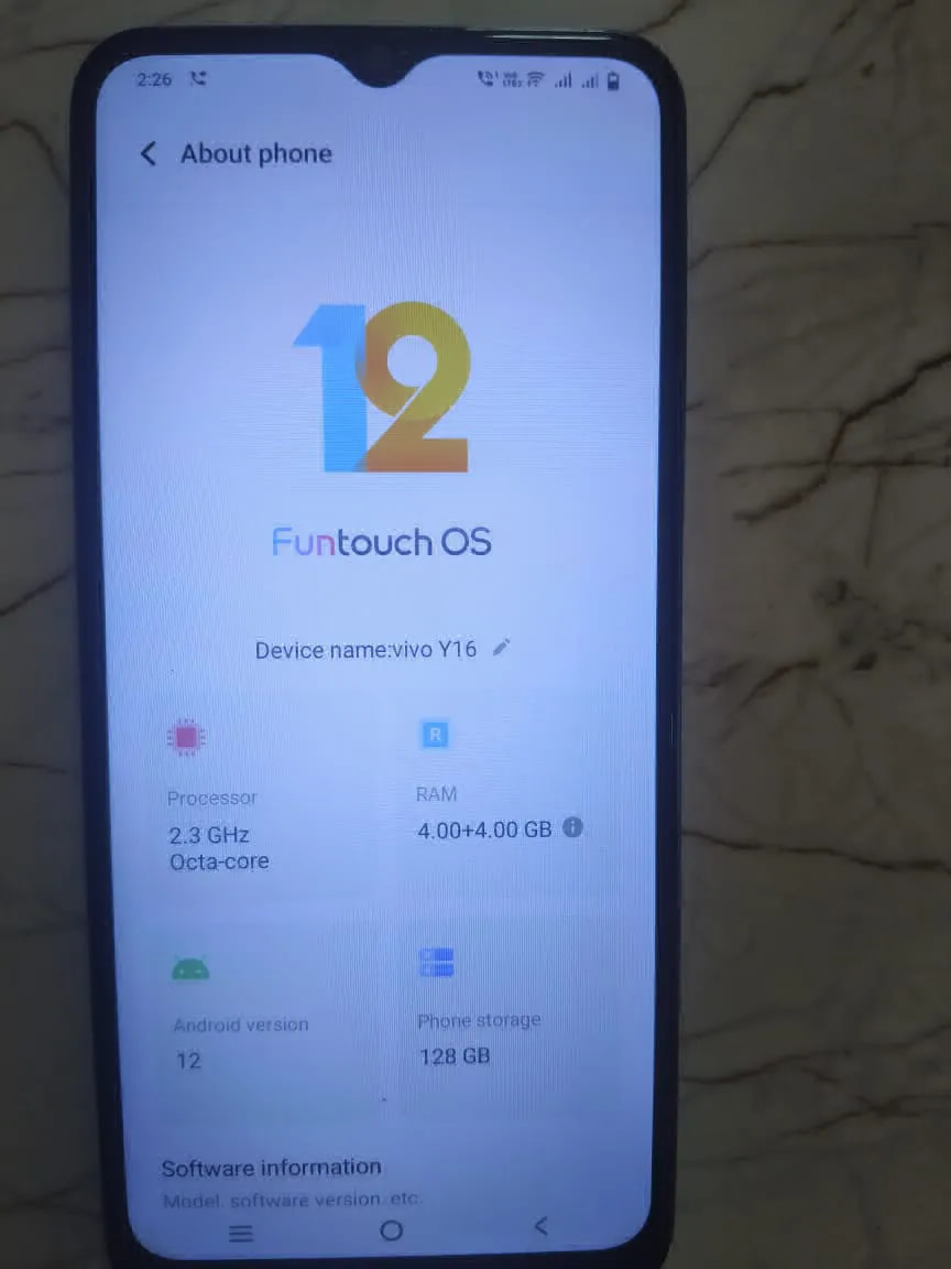 vivo Y16
