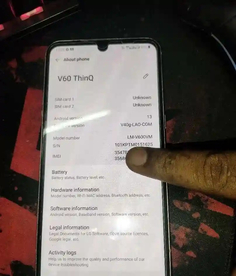 LG V60 ThinQ 5G UW