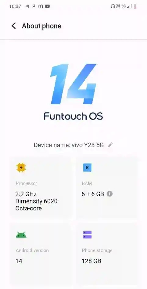 vivo Y28 5G