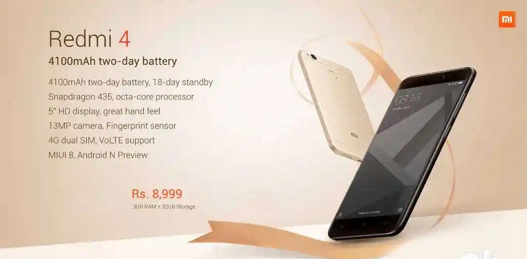 Xiaomi Redmi 4 (4X)