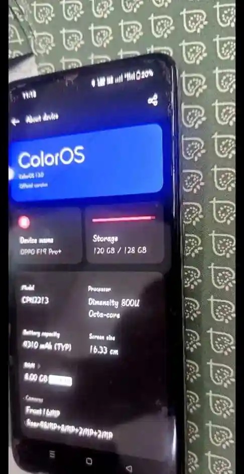 Oppo F19 Pro+ 5G