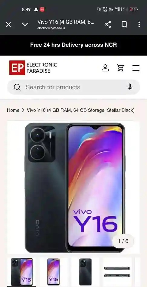 vivo Y16