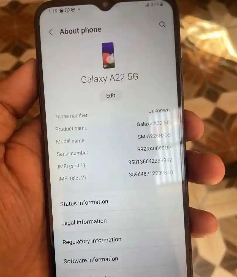 Samsung Galaxy A22 5G