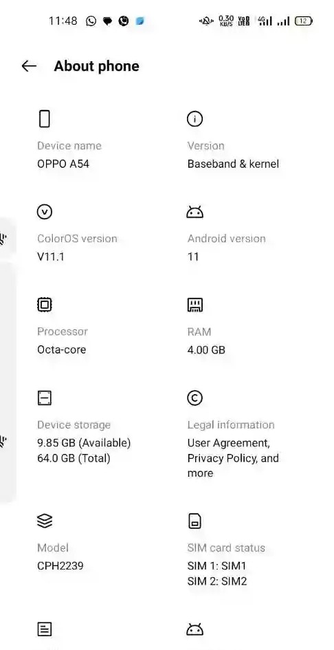 Oppo A57e