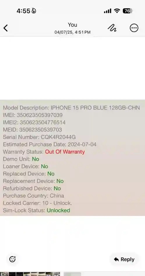 Apple iPhone 15 Pro