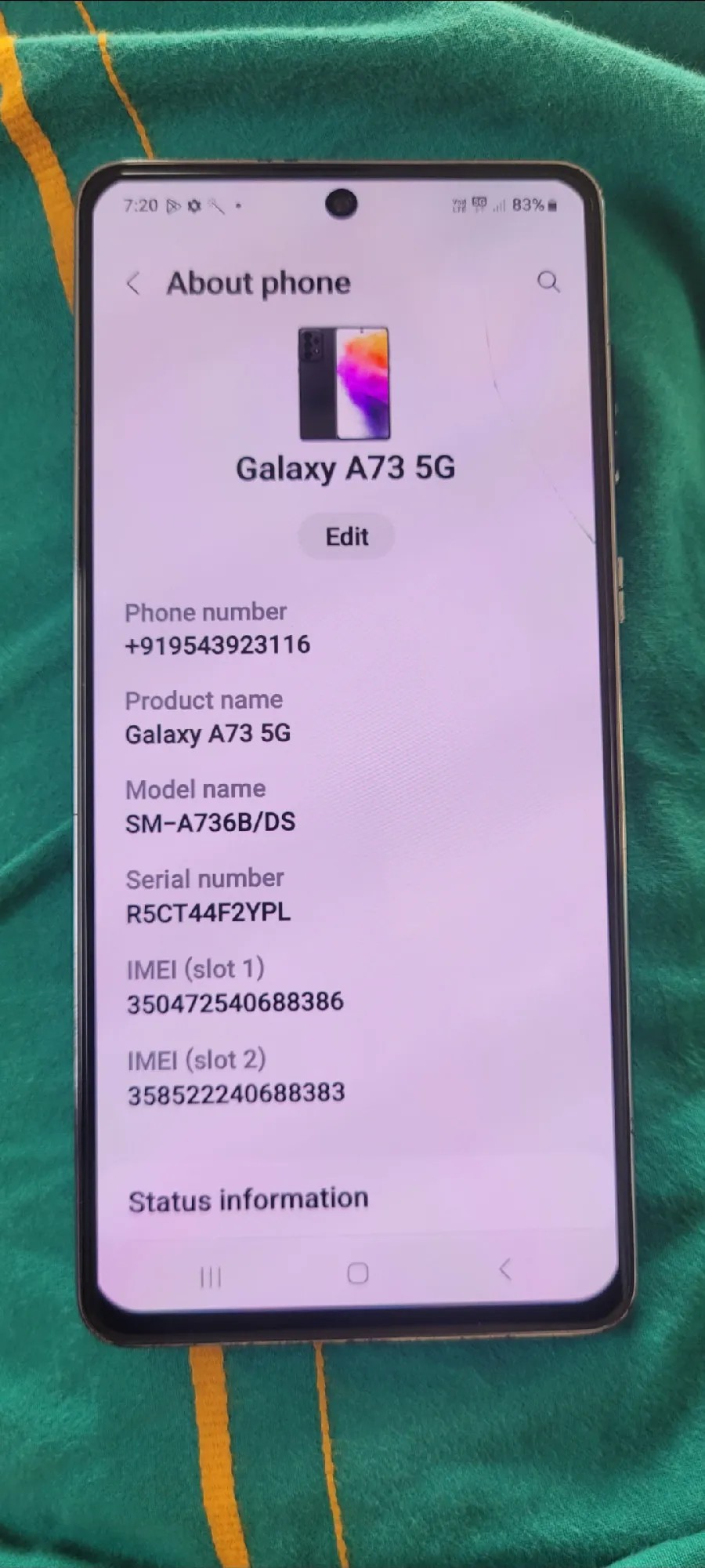 Samsung Galaxy A73 5G