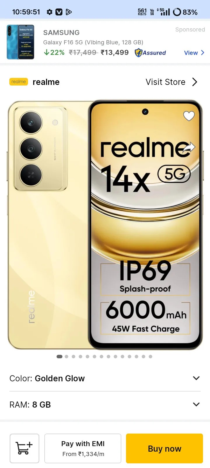 Realme 14x