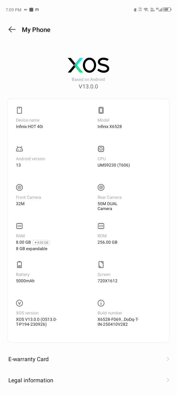 Infinix Hot 40i
