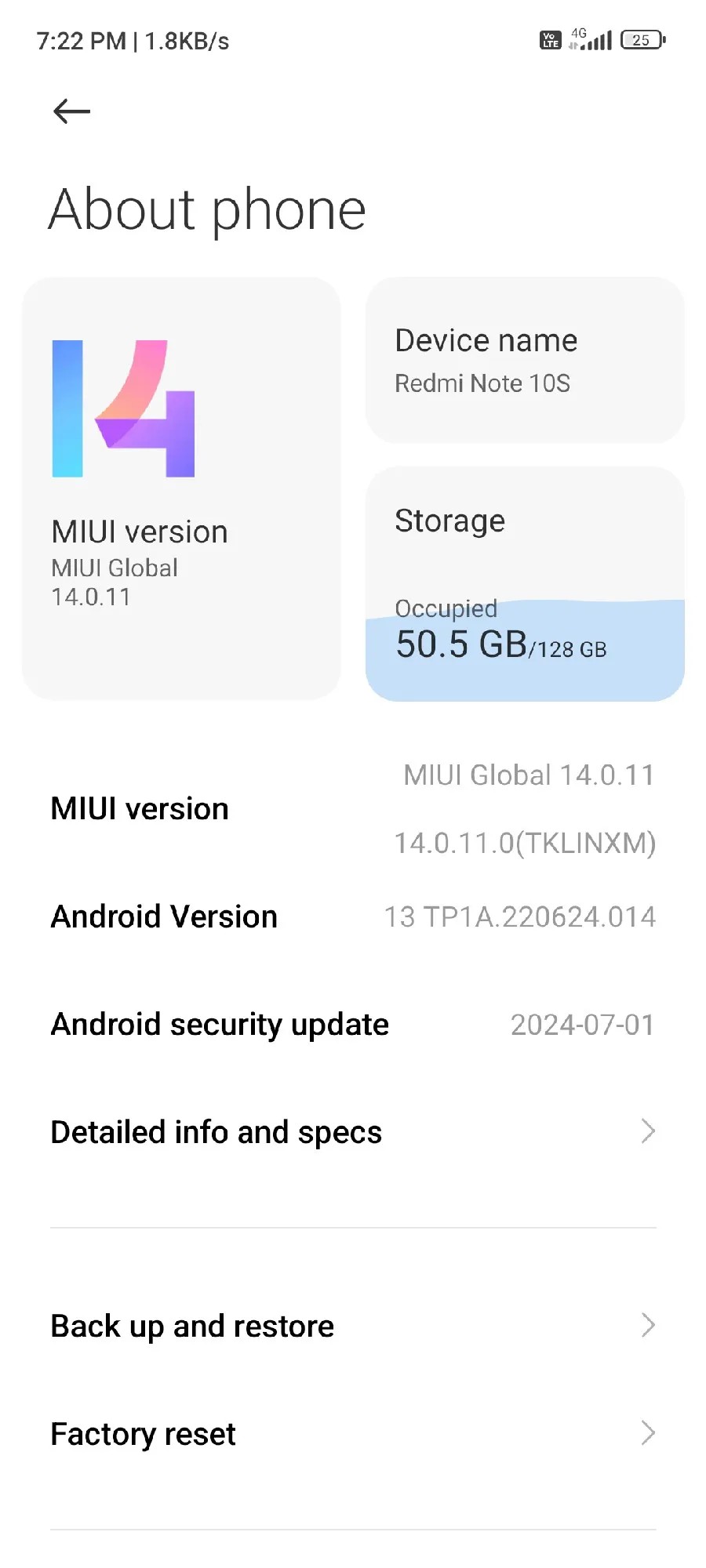 Xiaomi Redmi Note 10S