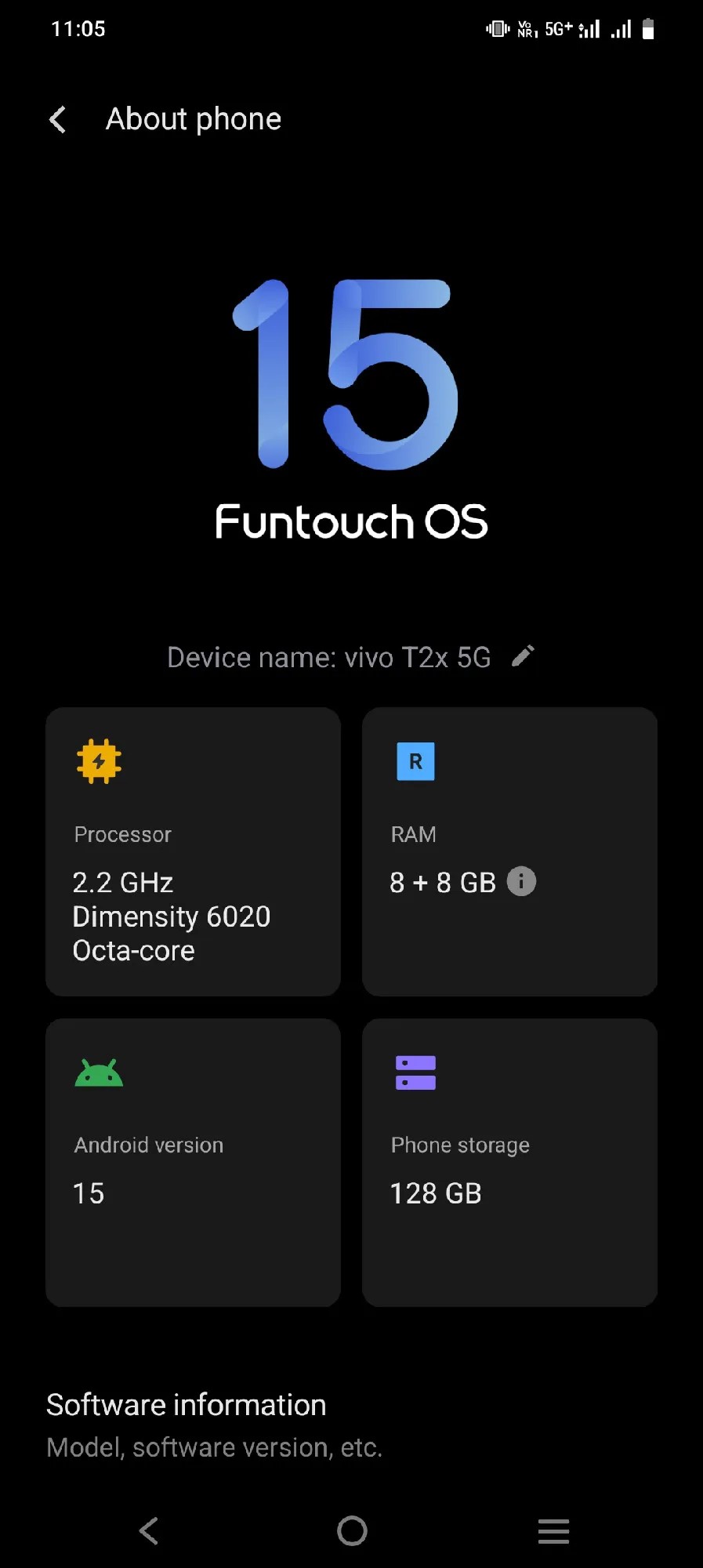 vivo T2x (India)