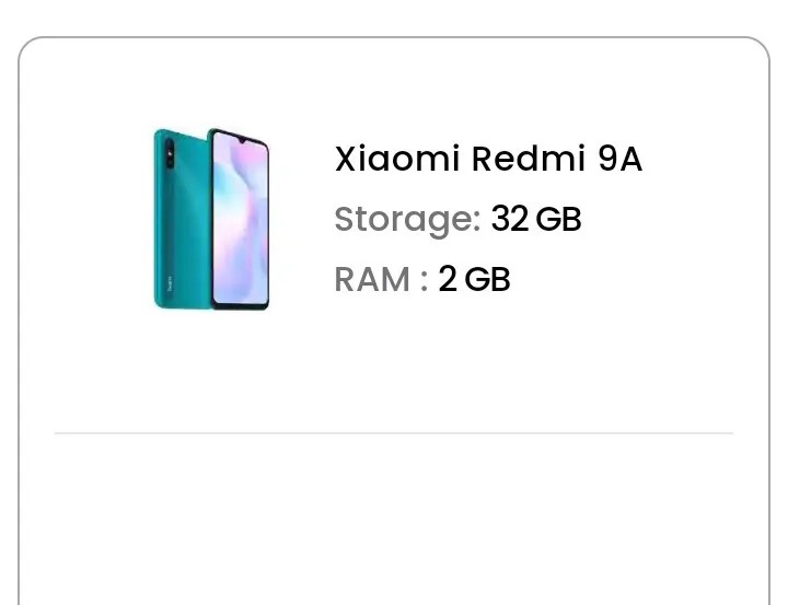 Xiaomi Redmi 9A