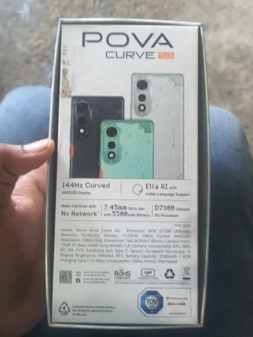Tecno Pova Curve