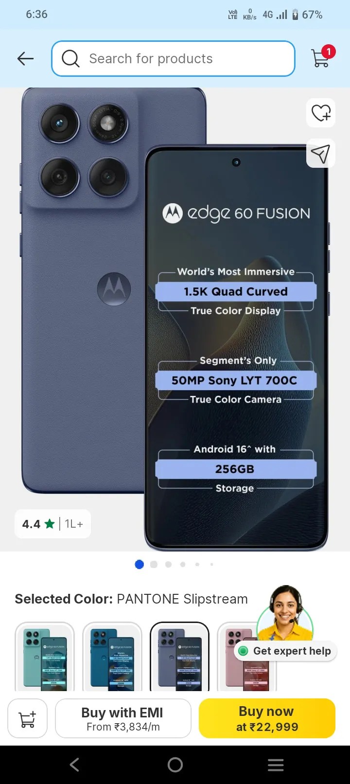 Motorola Edge 60 Fusion