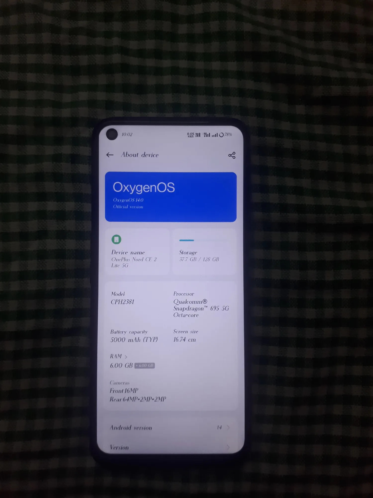 OnePlus Nord CE 2 Lite 5G