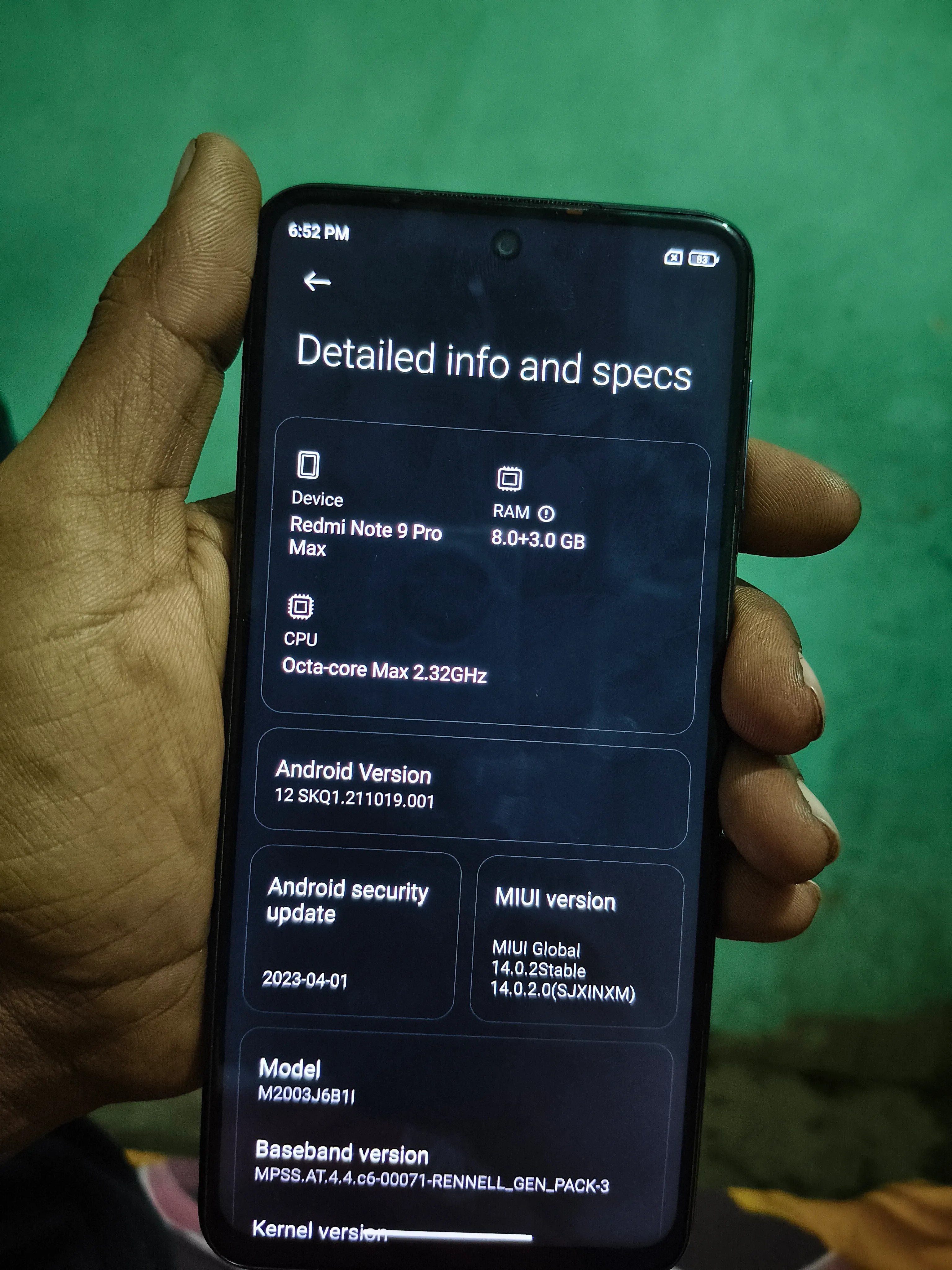 Xiaomi Redmi Note 9 Pro Max